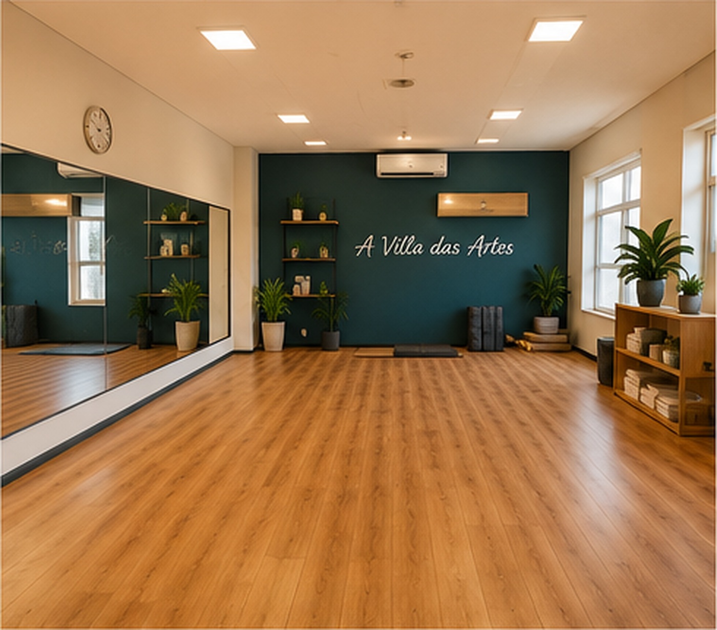Salas coletivas da Villa das Artes